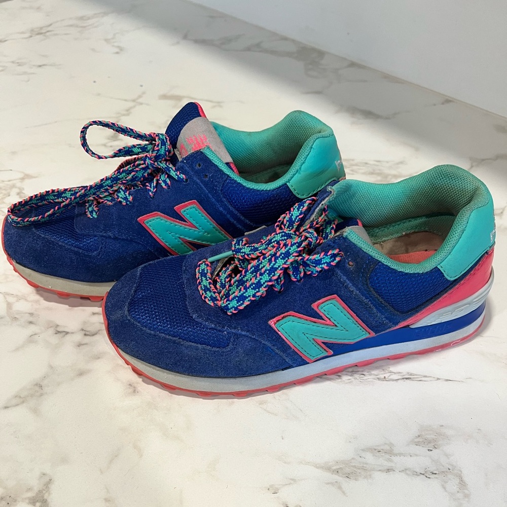 Girls New Balance 574 Candy Kids Shoe size 6.5
